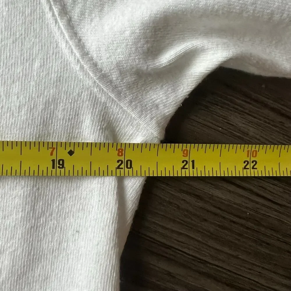 Neon Champion Logo T Shirt Embroidered Logo White Tee Pink Green L Sportswear - Picture 6 of 7